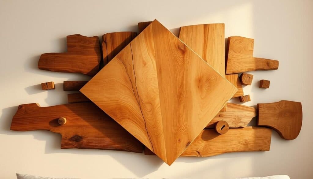 wooden art wall decor