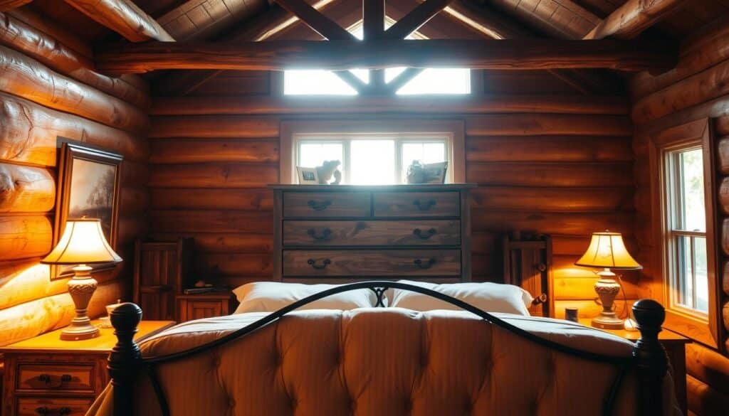 wooden bedroom decor