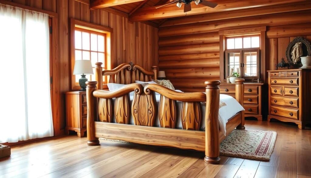 wooden bedroom furniture