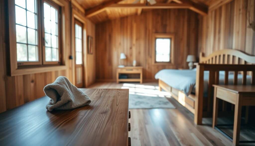 wooden bedroom maintenance