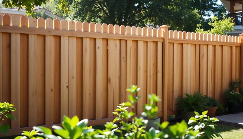 wooden fences for backyard privacy