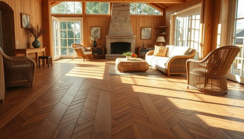 wooden flooring