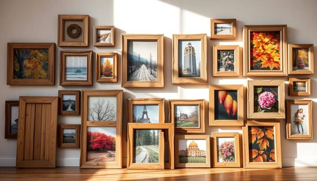 wooden frame galleries