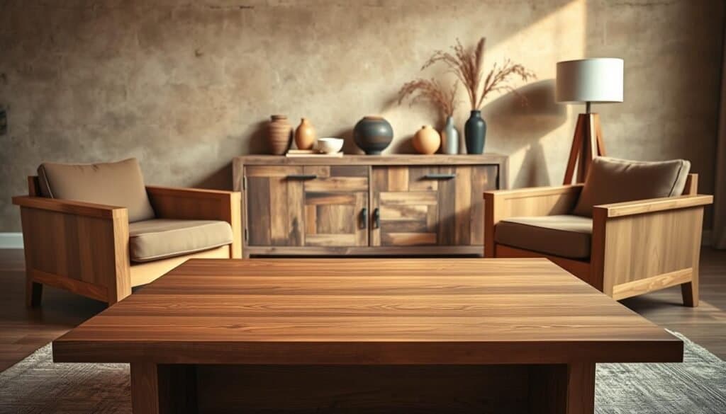 wooden furniture focal points