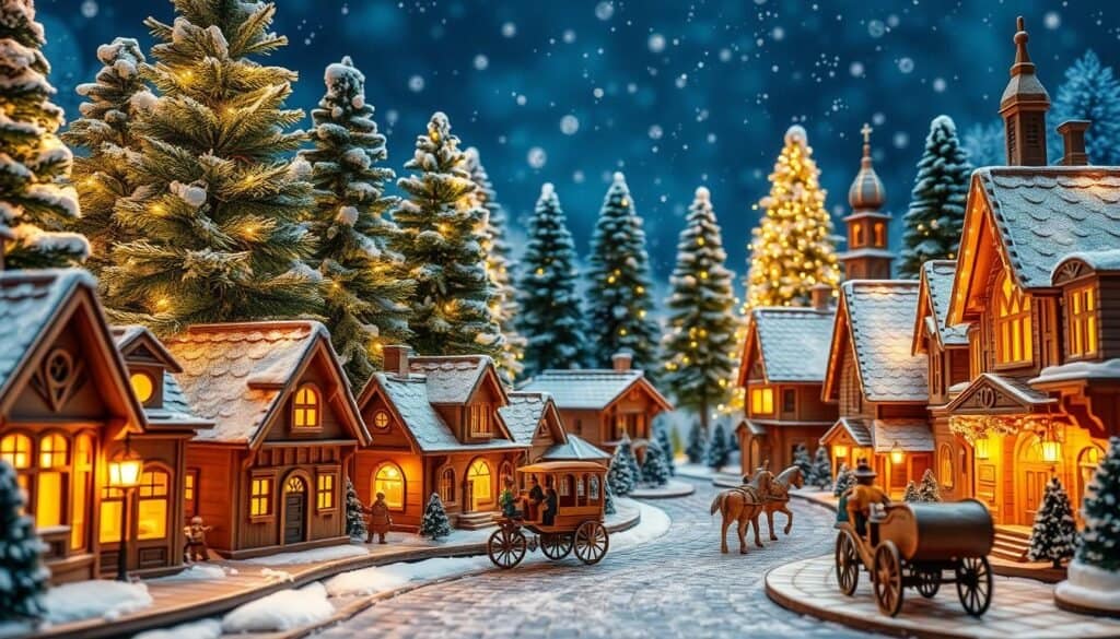 wooden holiday village