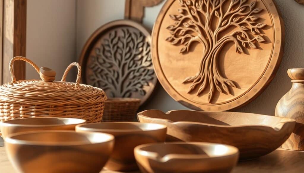 wooden home decor items