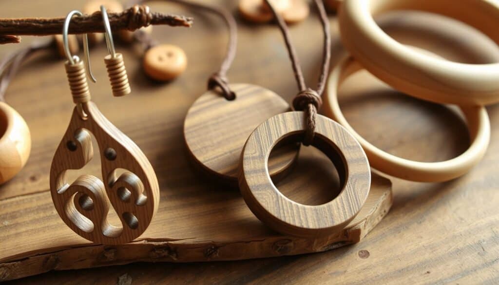 wooden jewelry