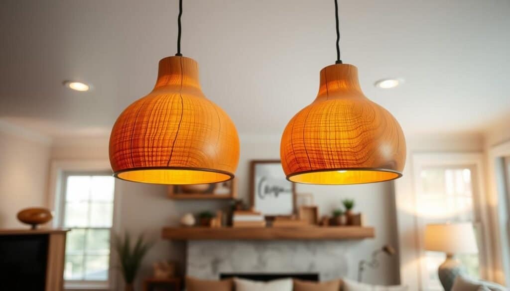 wooden lighting fixtures