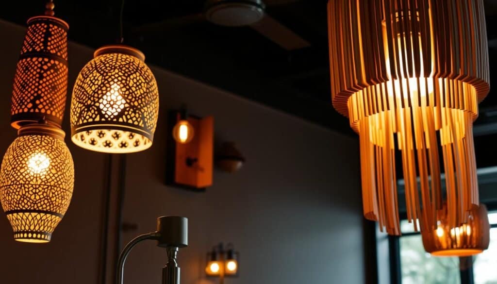 wooden lighting fixtures