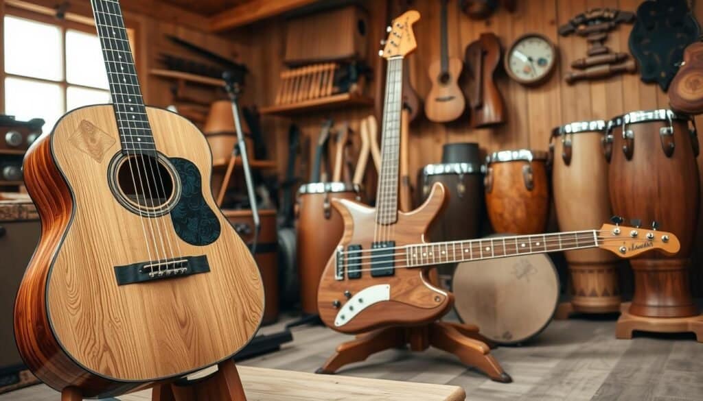 wooden musical instruments