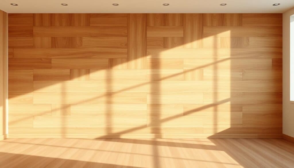 wooden panel wall design