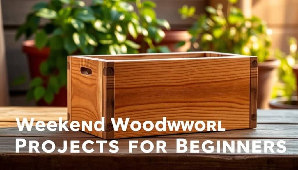 wooden planter box