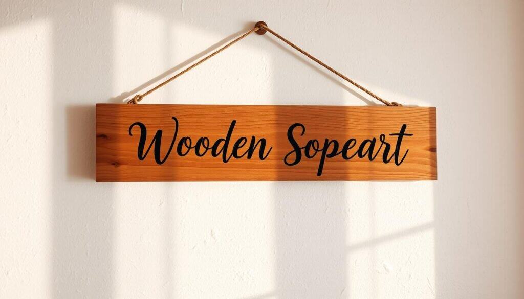wooden sign art