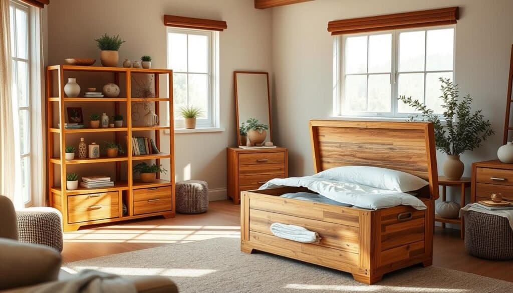 wooden storage solutions