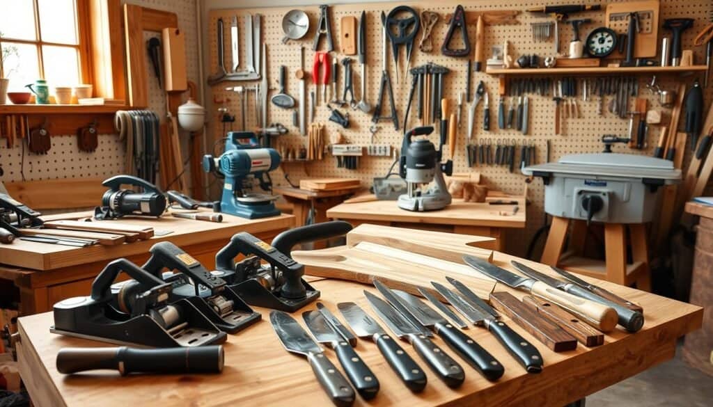 woodworking tools for cutting board projects