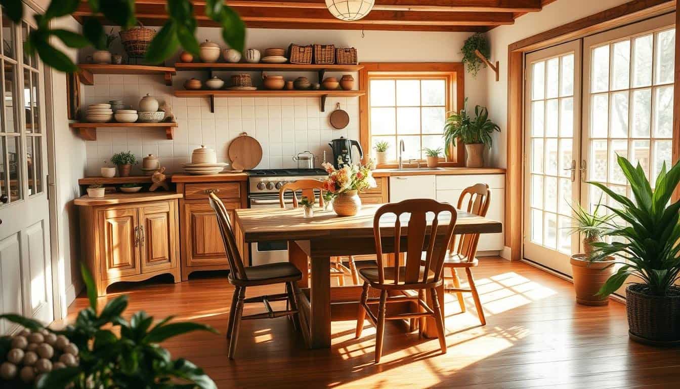 Need something uplifting today? A set of wooden kitchen décor pieces might help.