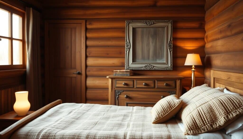 wooden bedroom decor