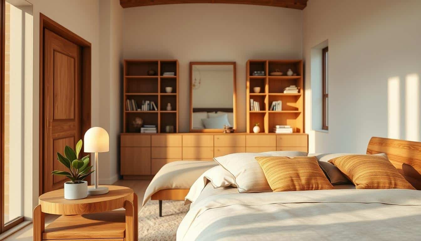 Bedroom Feeling “Off”? Try a Wood Accent