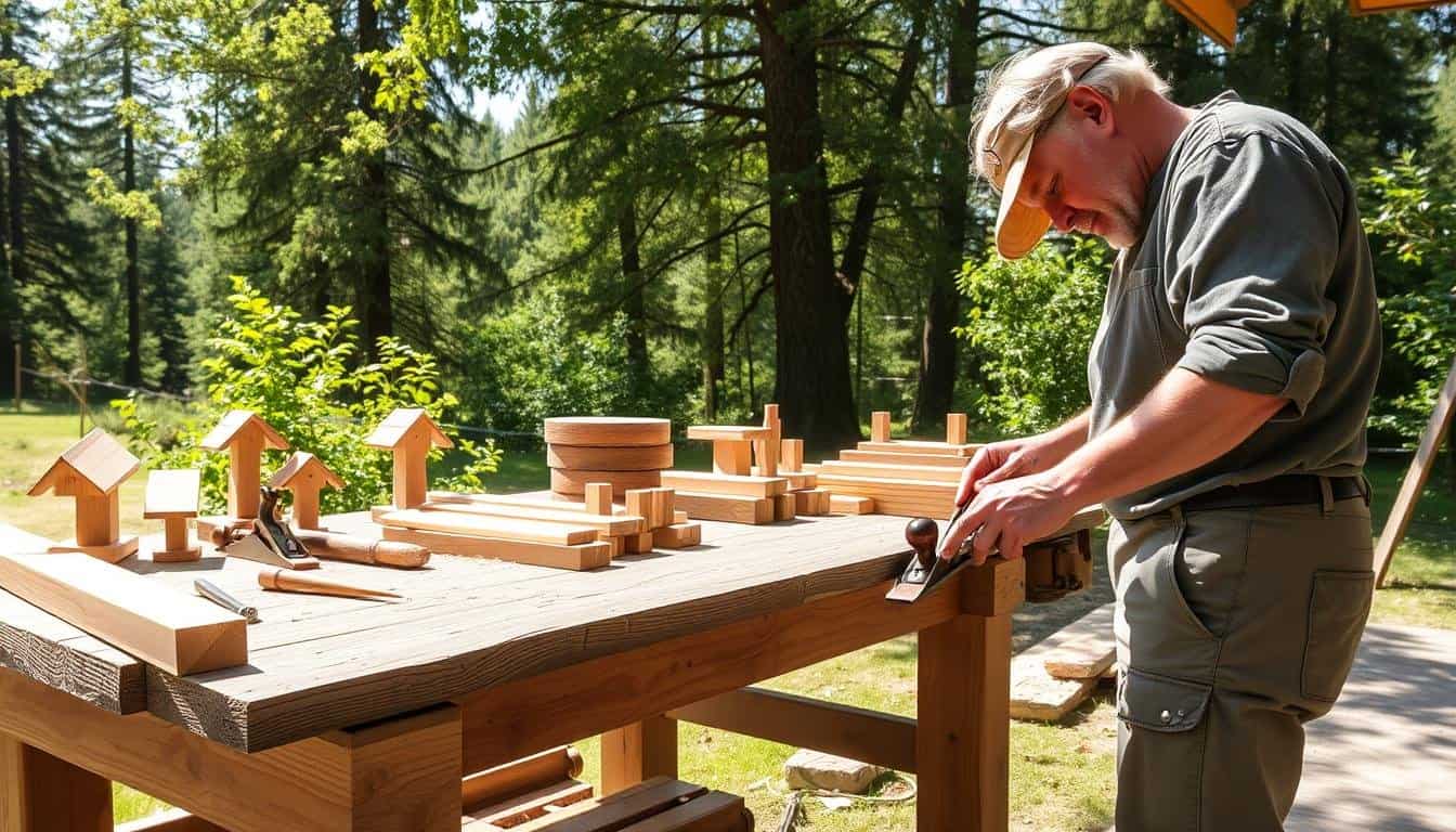 Feeling a Bit Stuck Indoors? Step Outside and Create Something Simple With Wood