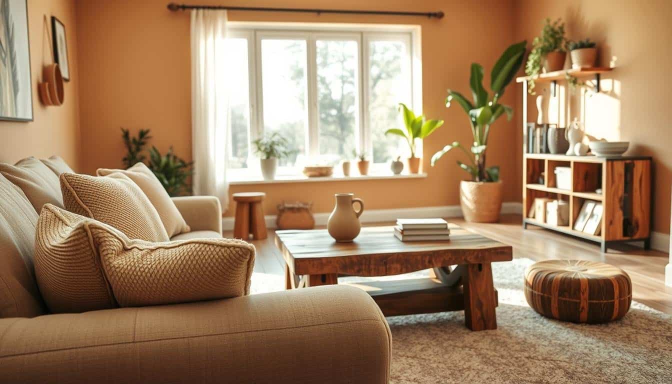 Need Your Living Room To Feel Cozier? Try Adding One Wooden Element