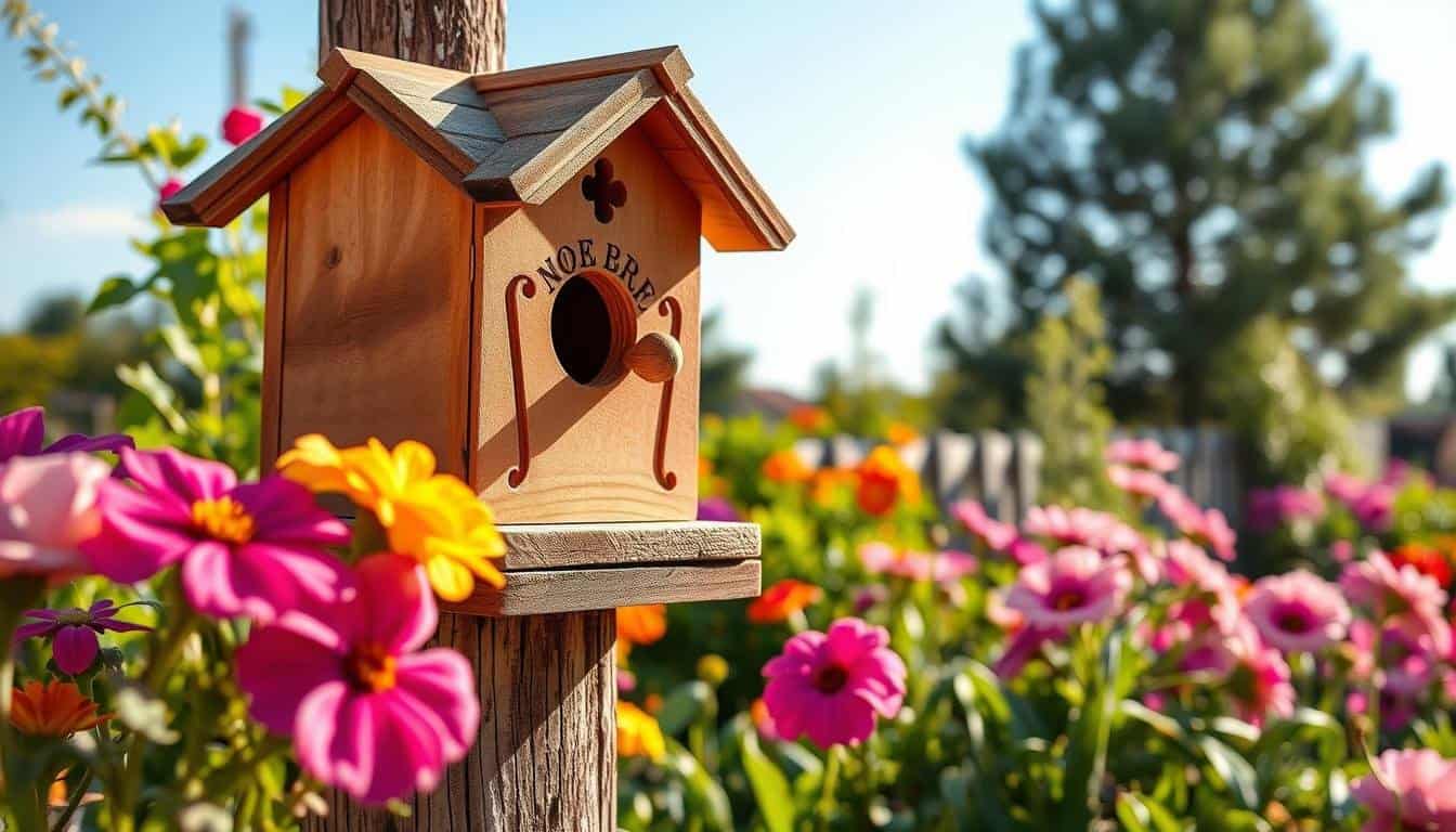 A Birdhouse Post Can Bring Wildlife Into Your Garden