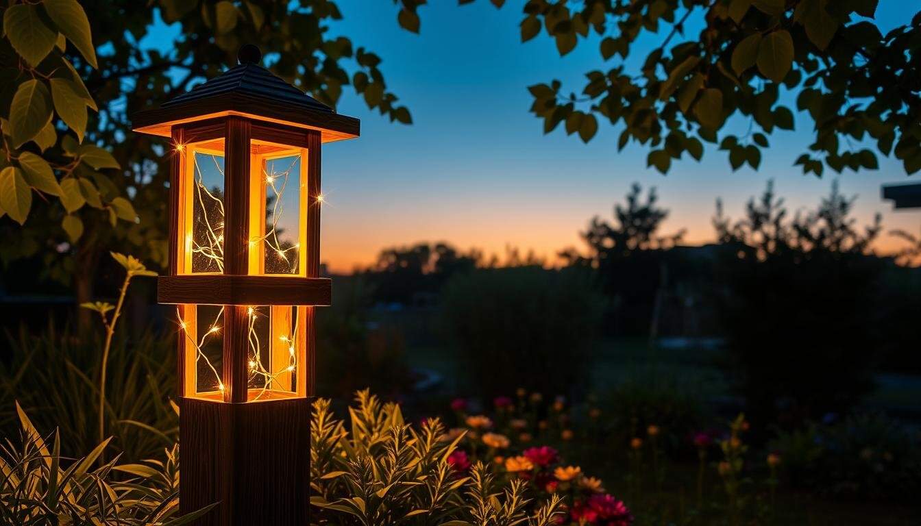 Dark Backyard? A Great Lantern Post Can Transform Your Backyard