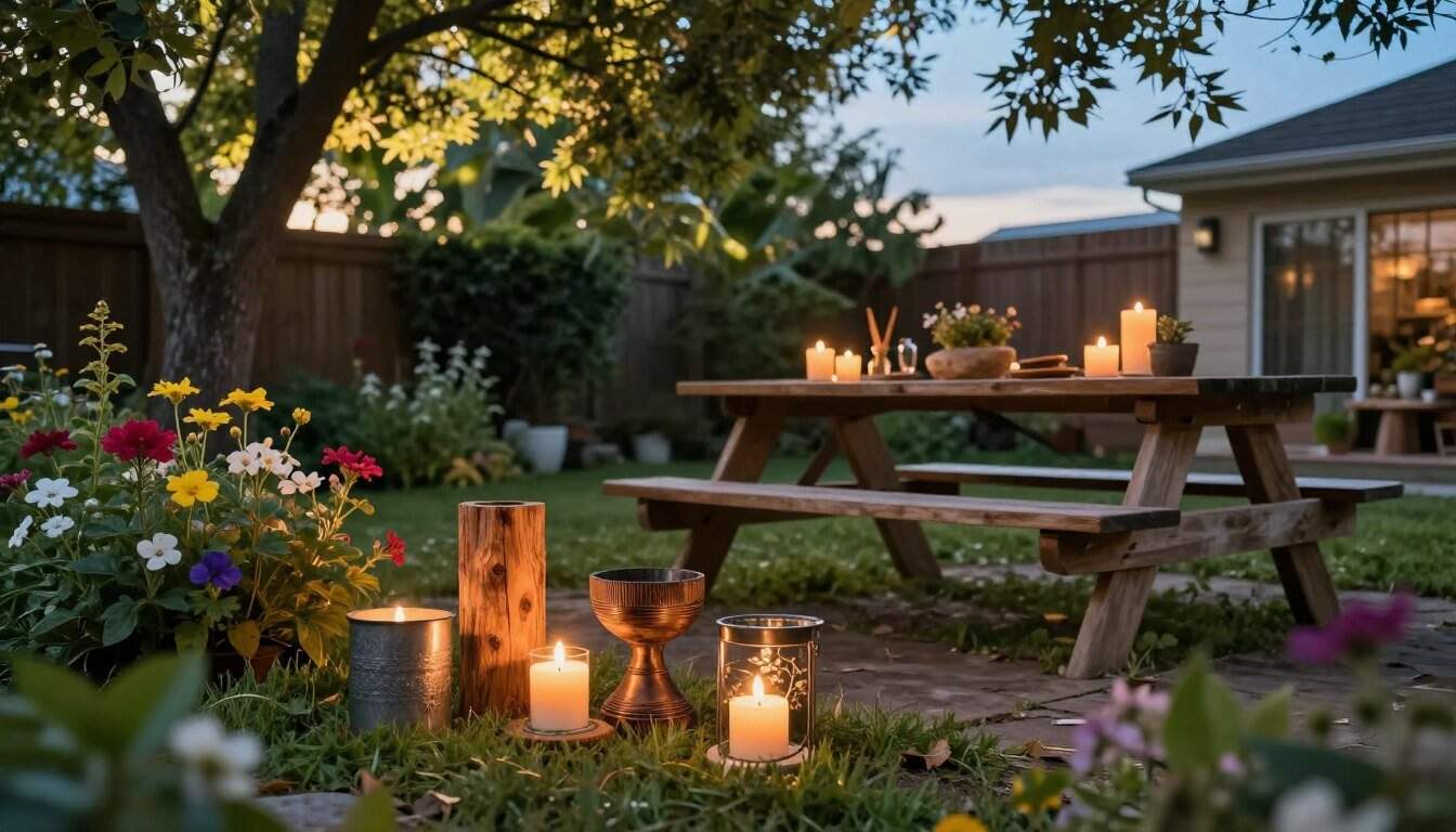 Outdoor Candle Holders Can Add Atmosphere to Garden Evenings