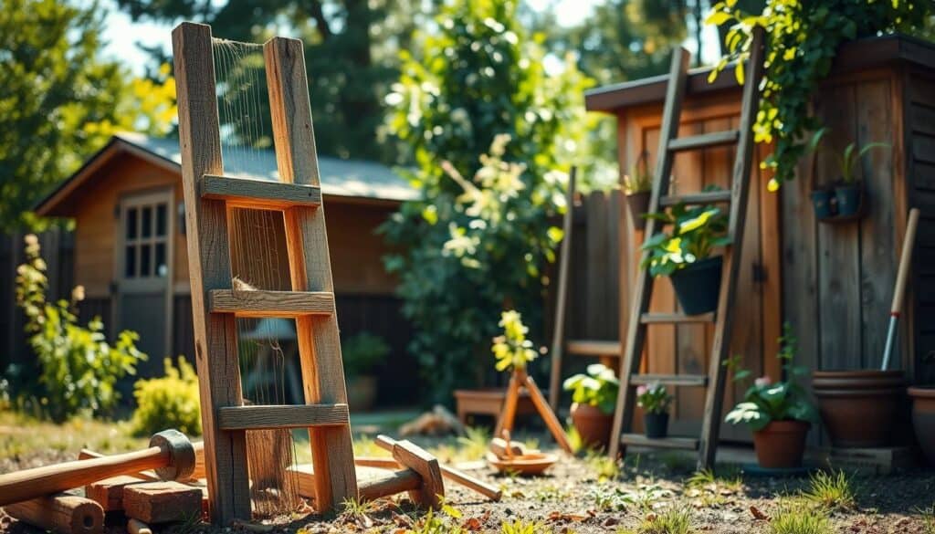 How to Build a Ladder-Style Vertical Planter from Two Old Boards