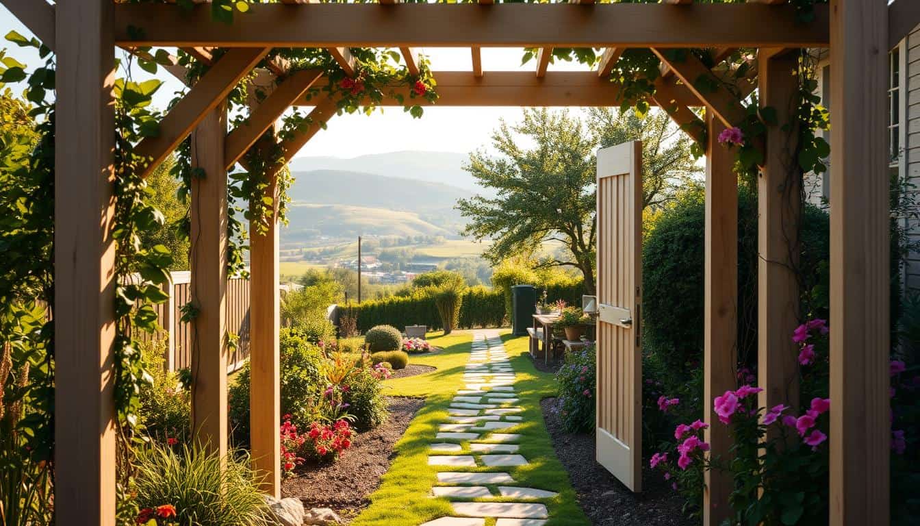 How to Build a Simple Garden Arbor That Frames a View or Entry