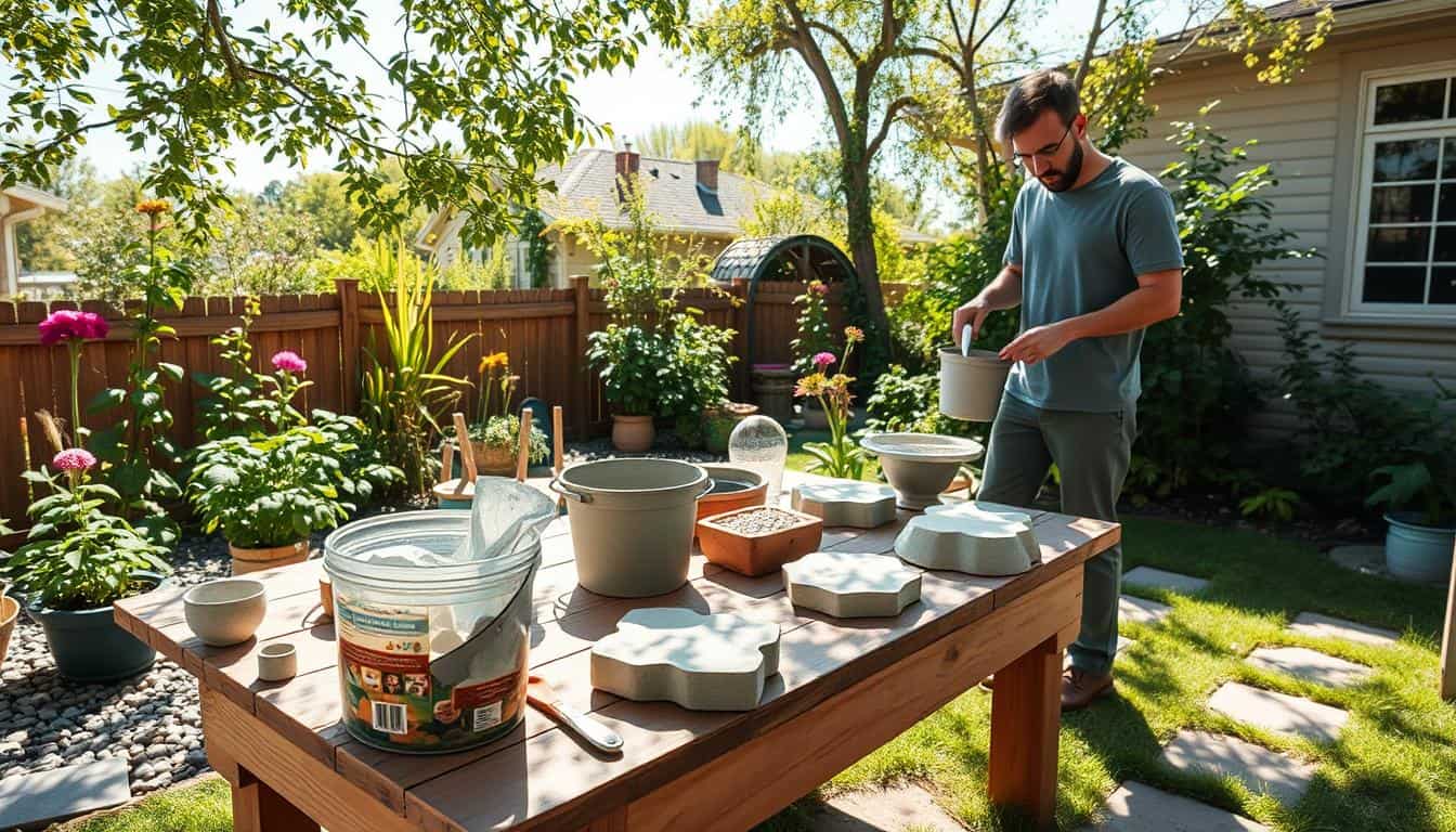 How to Make Concrete Garden Stepping Stones at Home for Under $20