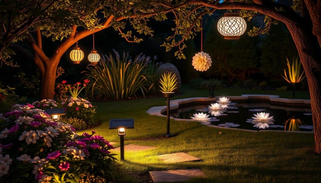 How to Use Solar Lights to Make Your Garden Beautiful After Dark