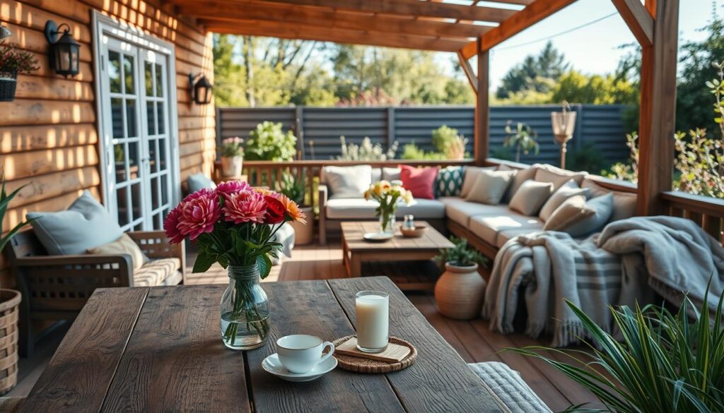 how to create a cozy outdoor space you actually want to spend time in