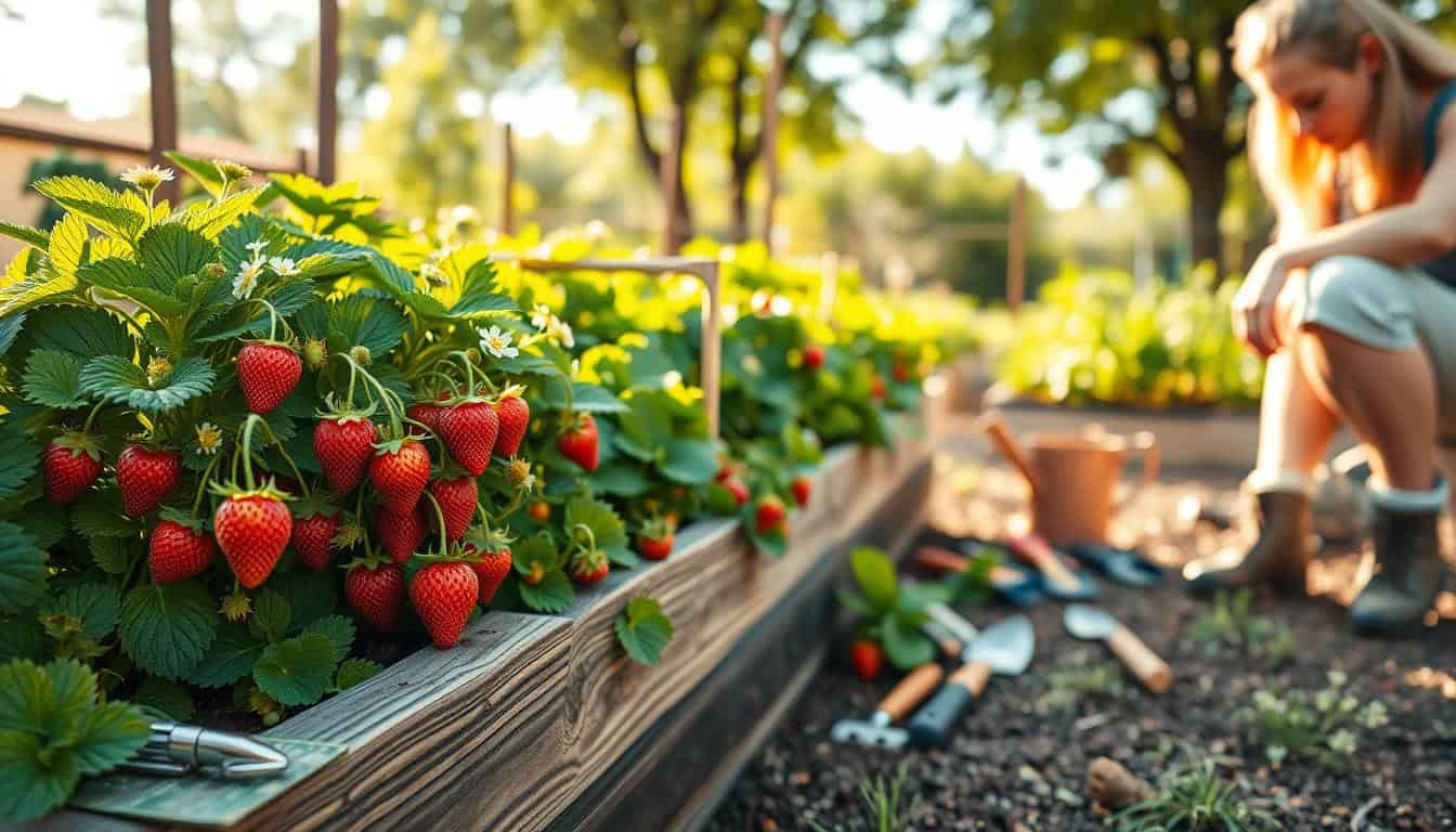 How to Grow Strawberries in a Raised Bed for a Summer-Long Harvest
